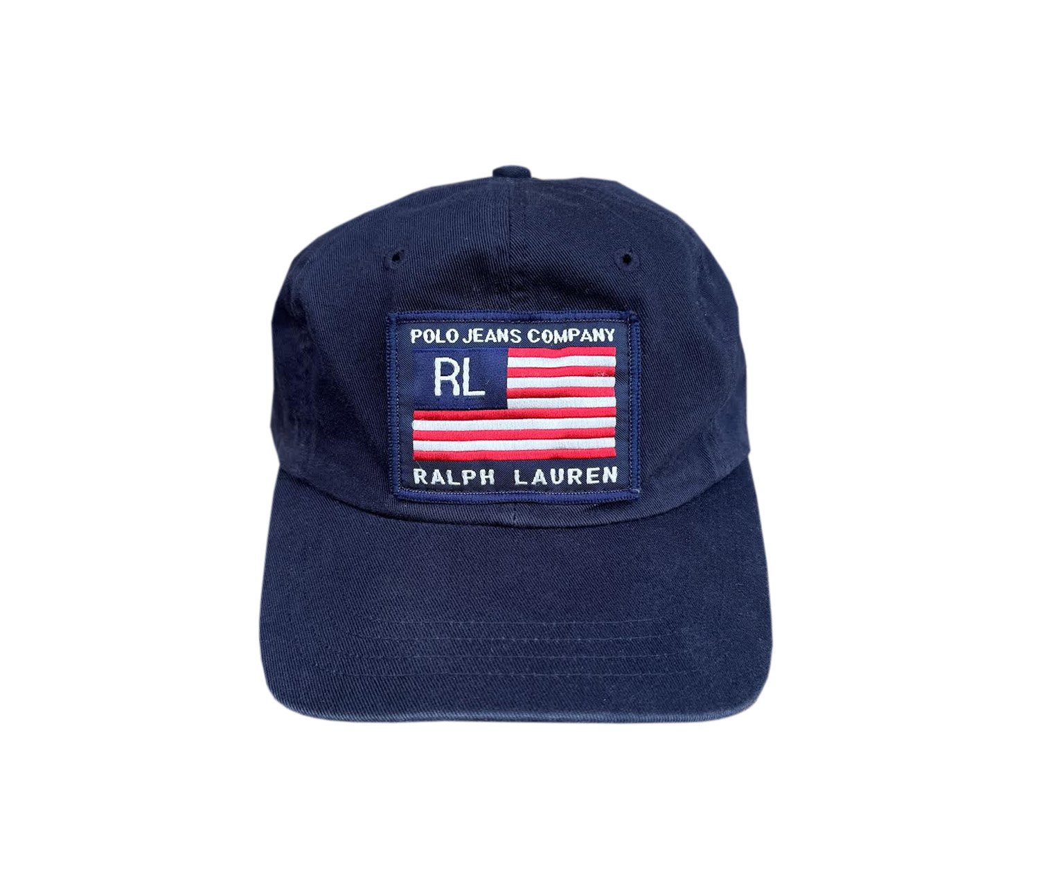 Vintage Polo Ralph Lauren Jeans Co Navy Hat — RootsBK